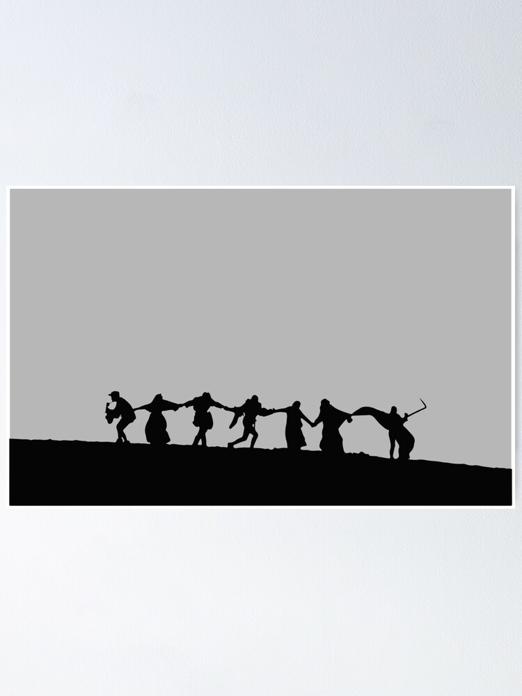 Vista alternativa de Póster Séptimo Sello de Ingmar Bergman