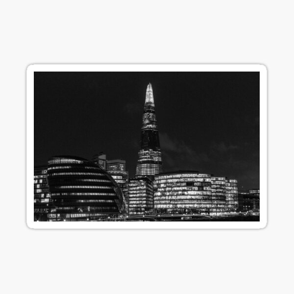 Item preview, London city at night including the Shard building a city skyline designed and sold by iCimages.net.