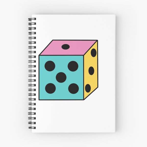 Item preview, Rainbow Dice Number 5 designed and sold by buynomials.