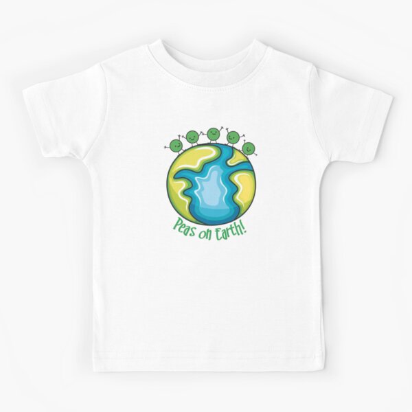 Peas on Earth Kids T-Shirt