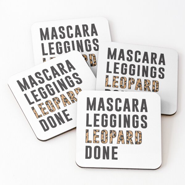 Item preview, Mascara Leggings Leopard Done designed and sold by kjanedesigns.