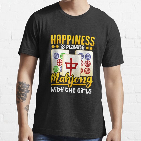 Mahjong Player Women Girls Funny Gift Essential T-Shirt