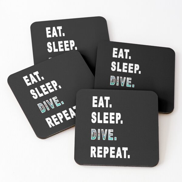 Item preview, Eat. Sleep. Dive. Repeat. designed and sold by iamhewho.