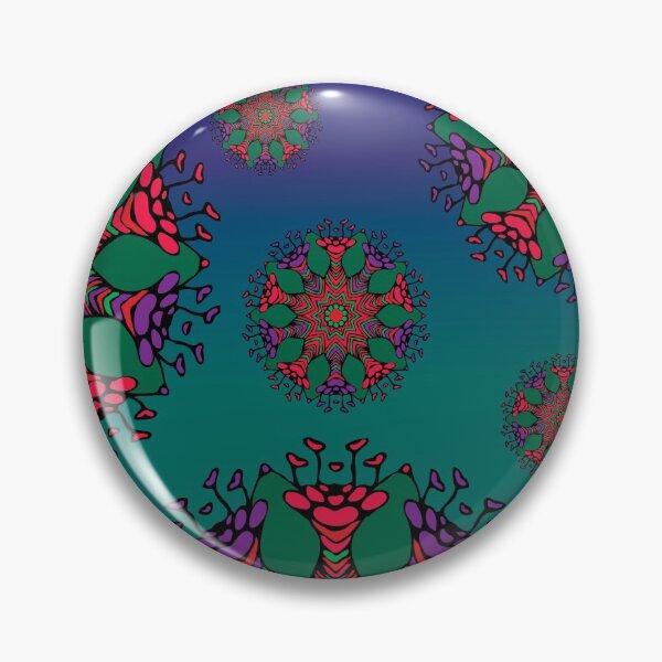 Item preview, Abstract Flowerheads 1 designed and sold by Mia Harper Design.