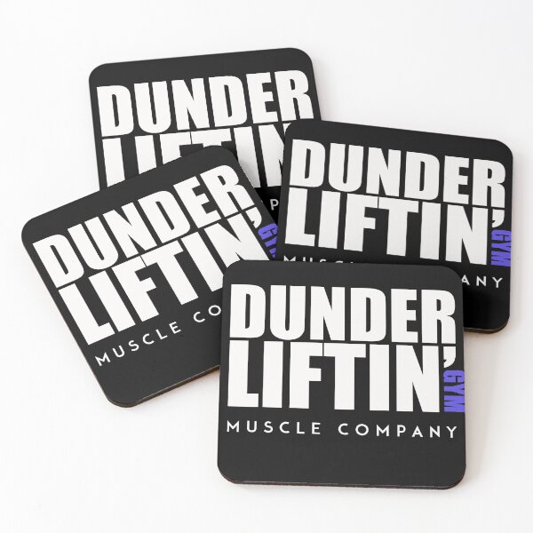 Item preview, Dunder Lifting Gym Muscle Company - Dark version designed and sold by ApparelFactory.