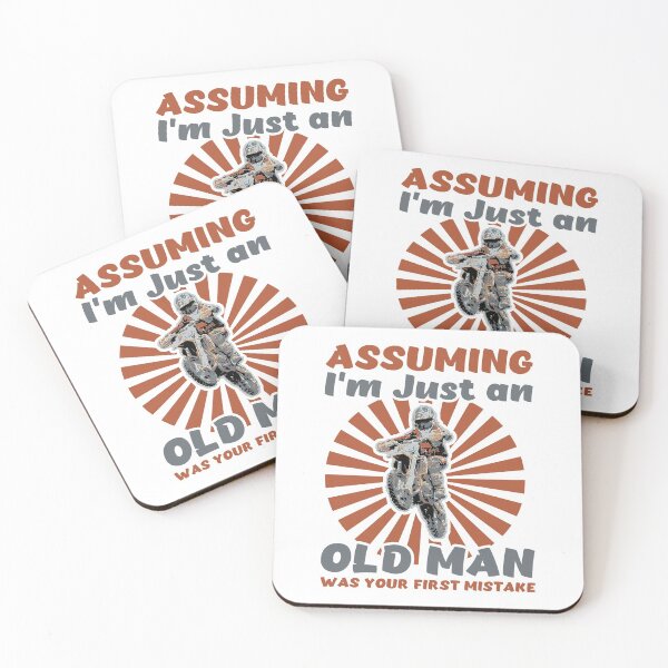Item preview, Motocross Assuming I'm Just An Old Man Was Your First Mistake shirt designed and sold by Dan66.