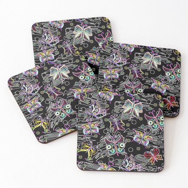 Item preview, Abstract Neon Butterflies designed and sold by ShannaMelissa.