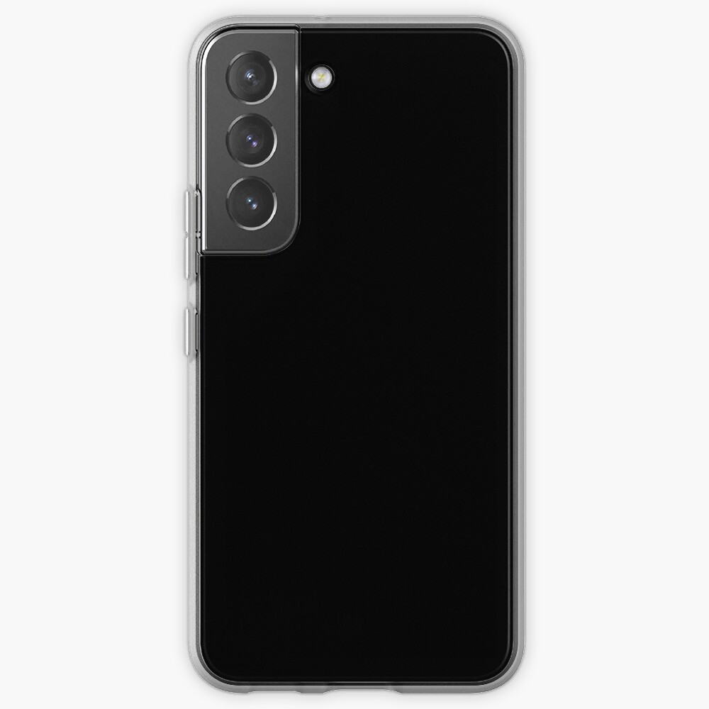 Plain Black Samsung Galaxy Phone Case