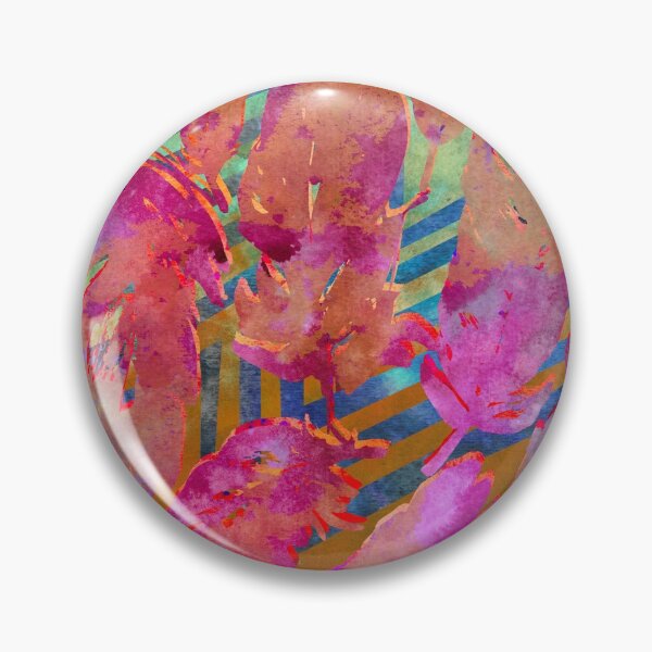 Item preview, Boho Feathers Art Print | Fall Home Decor Watercolor in Hot Pink Rust Aqua designed and sold by AndreaHelmArt.