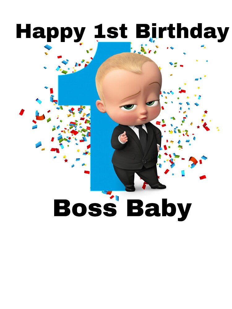 boss baby t shirt birthday
