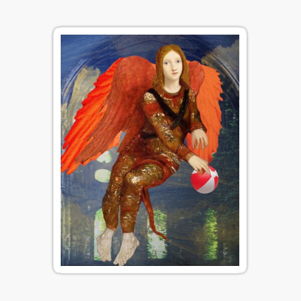 The angel of Margomoreau Sticker