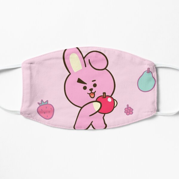 Download Cute Bt21 Cooky Baby Mask By Myoneandonly Redbubble PSD Mockup Templates