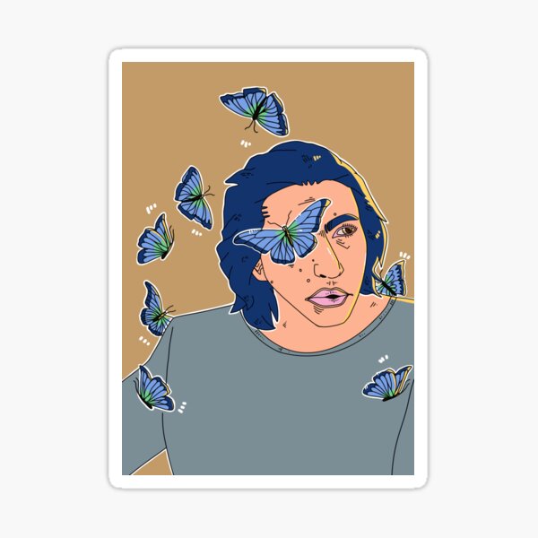 Vista previa del artículo con la obra «Mariposas de ben solos», diseñado y vendido por Buggydrawings.