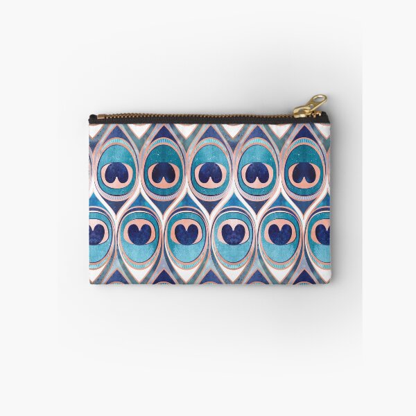 Item preview, Peacock Feathers Eye // blue and metal coral rose designed and sold by SelmaCardoso.