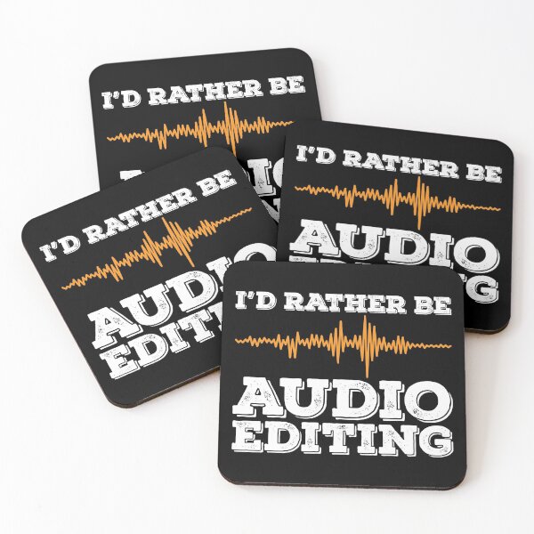 Item preview, I'd Rather Be Audio Editing Music Waves Audio Effects Sound Recording designed and sold by inkedtee.