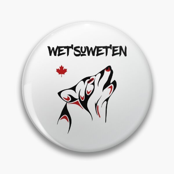 Item preview, Wet'suwet'en Howling Wolf Haida Style Tattoo Color designed and sold by TinyStarCanada.