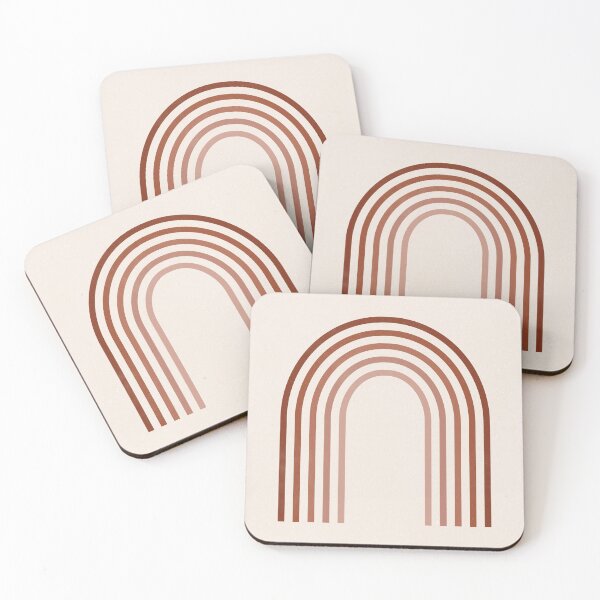 Item preview, Abstract Retro Rainbow Burnt Orange Ombre designed and sold by EnchantedWishes.