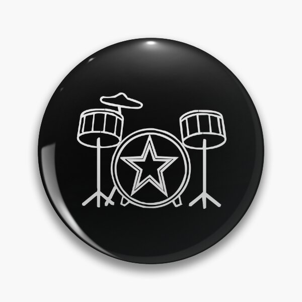 Item preview, DRUMKIT - sketch star white - digital paint by Iona Art Digital designed and sold by IonaArtDigital.