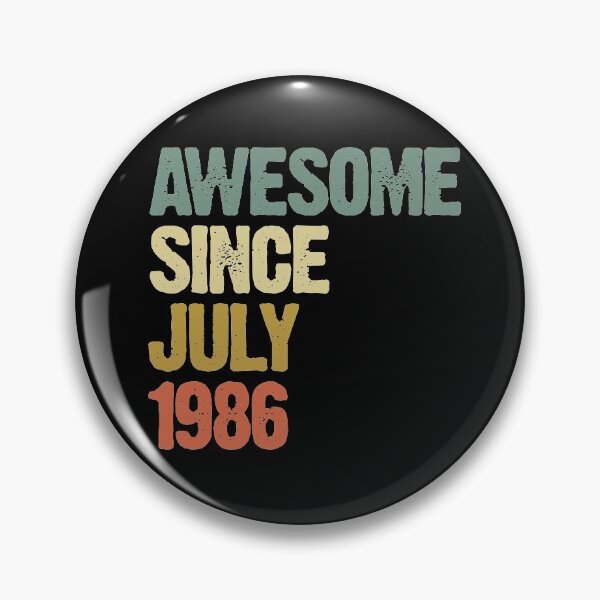 Item preview, Awesome Since July 1986 34th Birthday Gift designed and sold by vomaria.
