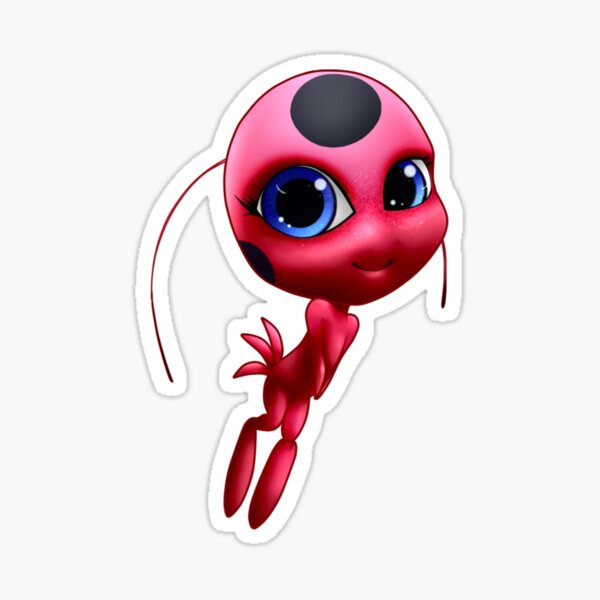 Miraculous Ladybug Tikki Stickers | Redbubble