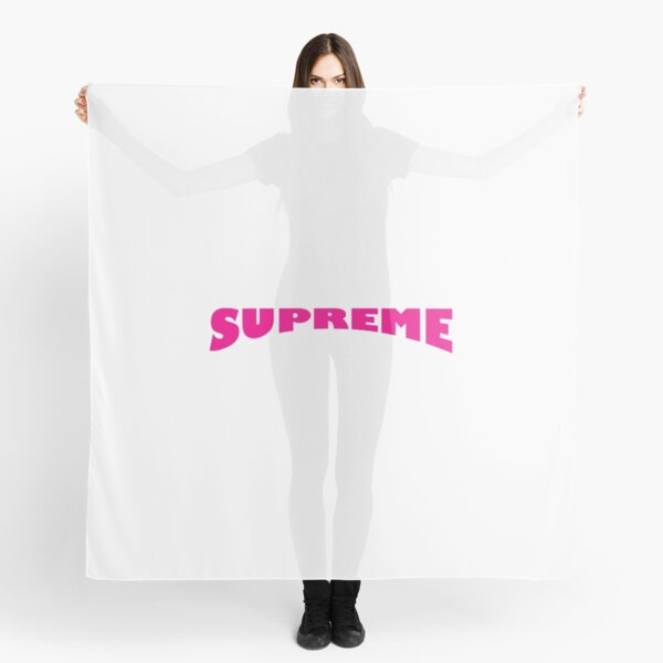 pink supreme roblox logo poster by doakorkmaz01 redbubble