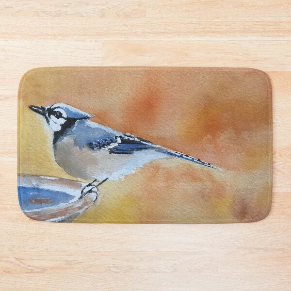 Item preview, Blue Jay at the Bath designed and sold by Jane Bailey.
