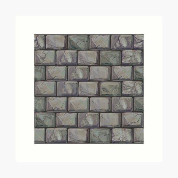 Cinder Brick Art Print