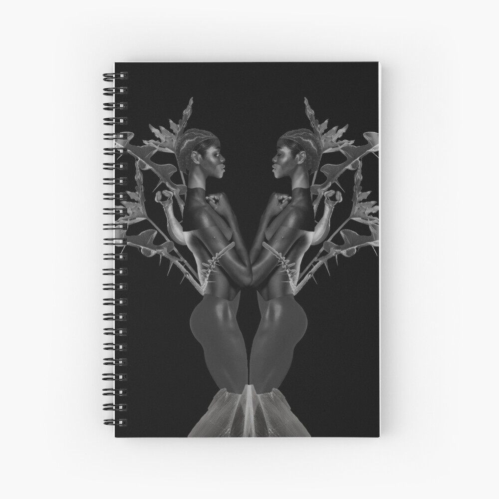 Rebirth of Self - butterfly, nature, metamorphosis Spiral Notebook