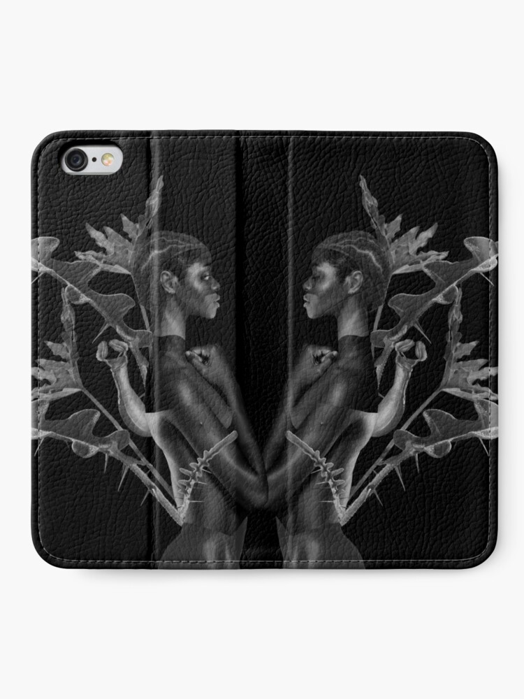 Alternate view of Rebirth of Self - butterfly, nature, metamorphosis iPhone Wallet