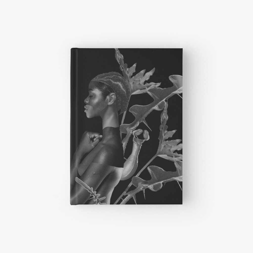 Rebirth of Self - butterfly, nature, metamorphosis Hardcover Journal