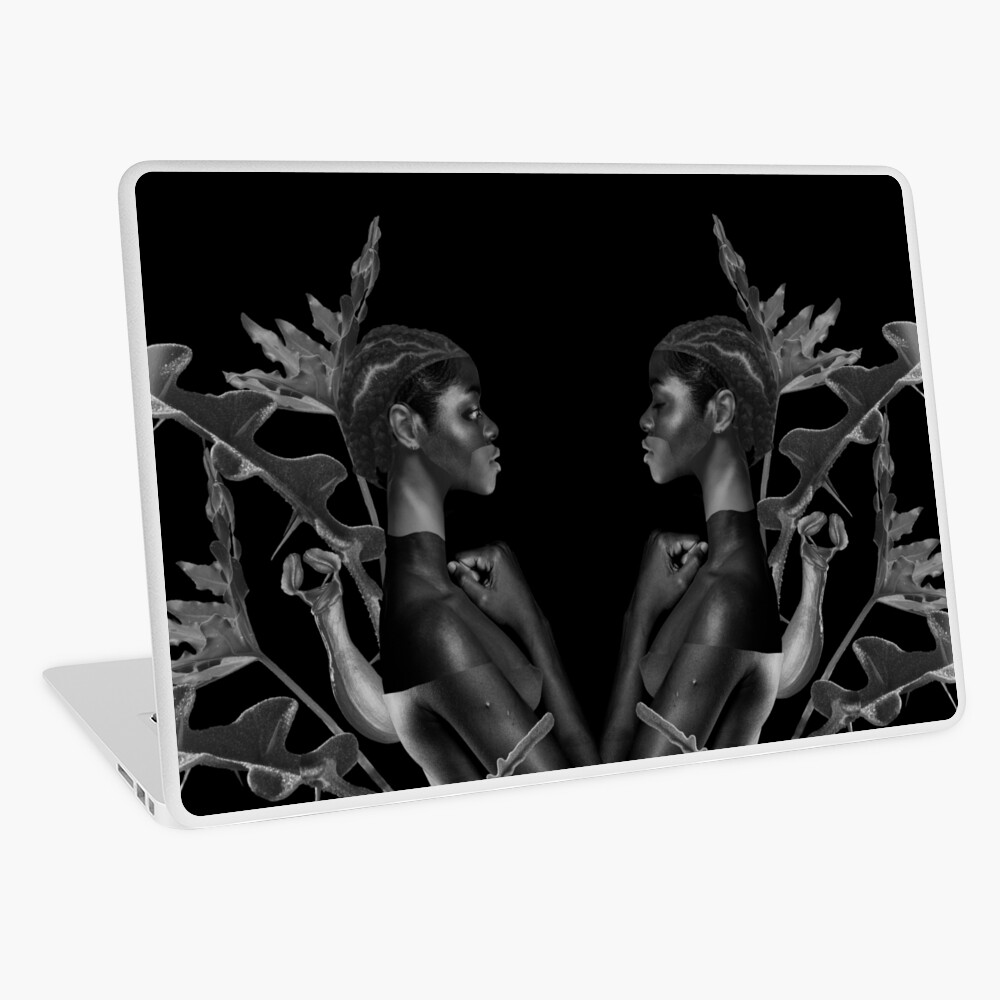 Rebirth of Self - butterfly, nature, metamorphosis Laptop Skin