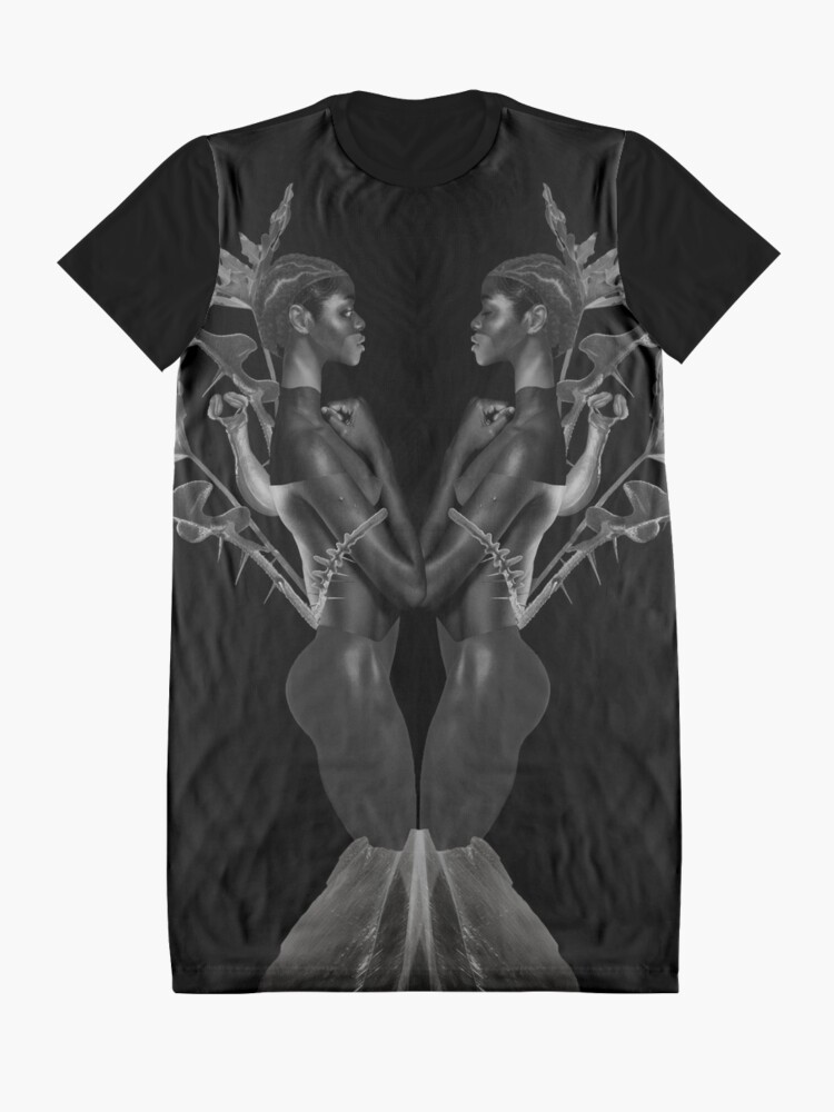 Alternate view of Rebirth of Self - butterfly, nature, metamorphosis Graphic T-Shirt Dress