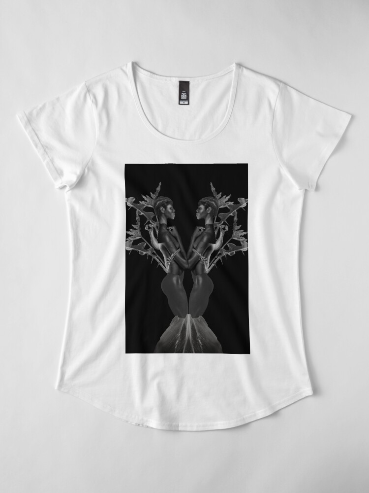 Alternate view of Rebirth of Self - butterfly, nature, metamorphosis Premium Scoop T-Shirt