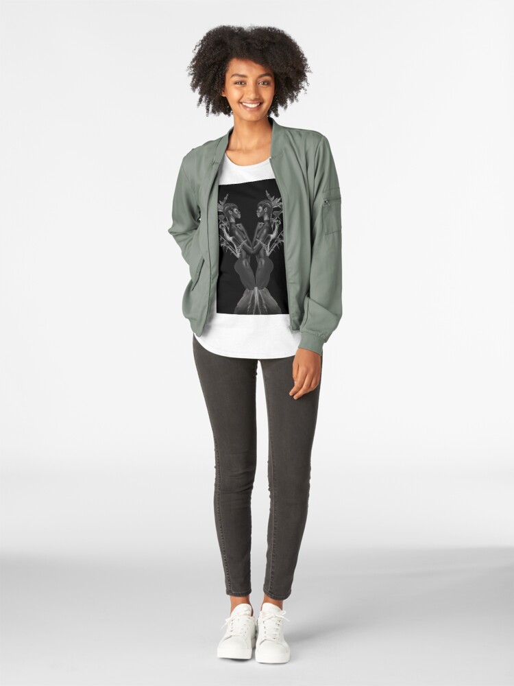 Alternate view of Rebirth of Self - butterfly, nature, metamorphosis Premium Scoop T-Shirt