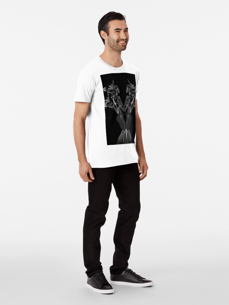 Alternate view of Rebirth of Self - butterfly, nature, metamorphosis Premium T-Shirt