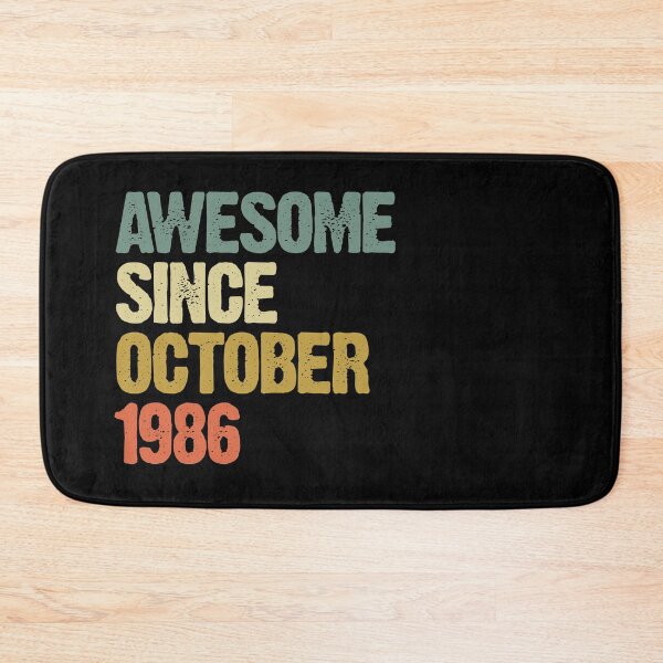 Item preview, Awesome Since October 1986 34th Birthday Gift designed and sold by vomaria.