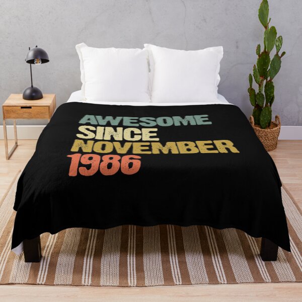 Item preview, Awesome Since November 1986 34th Birthday Gift designed and sold by vomaria.