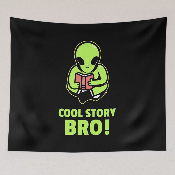 Item preview, Alien cool story bro! designed and sold by ApparelFactory.