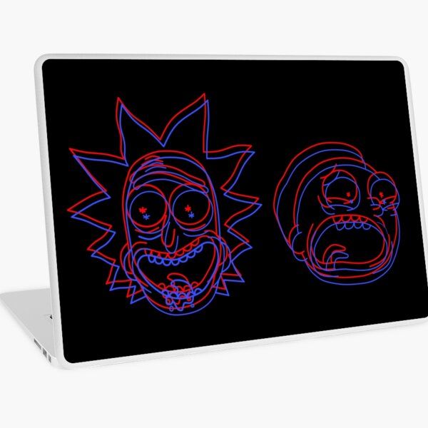 Rick and Morty 3D Laptop Skin