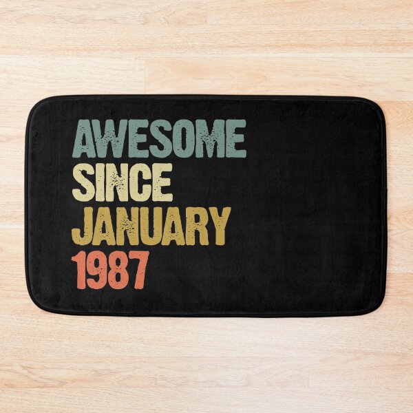 Item preview, Awesome Since January 1987 33rd Birthday Gift designed and sold by vomaria.