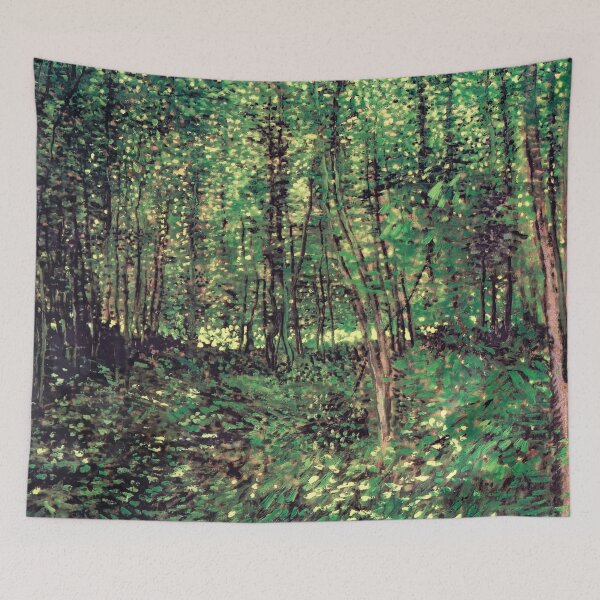 Item preview, Trees and Undergrowth Van Gogh Painting designed and sold by VintageArchive.