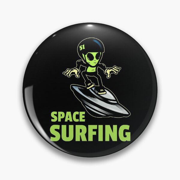 Artikelvorschau, Alien Space Surfing entworfen und verkauft von ApparelFactory.