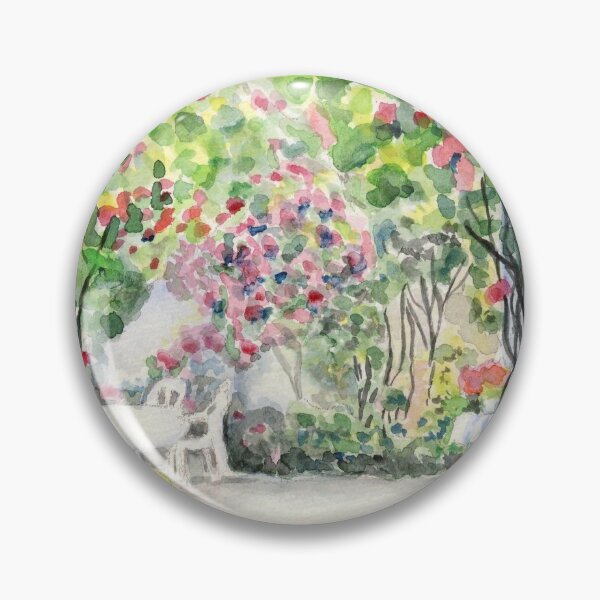 Item preview, Roses in  a Swedish Courtyard designed and sold by CarolineLembke.