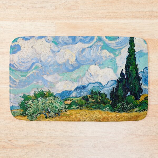 Item preview, Wheat Field with Cypresses by Vincent van Gogh designed and sold by VintageArchive.