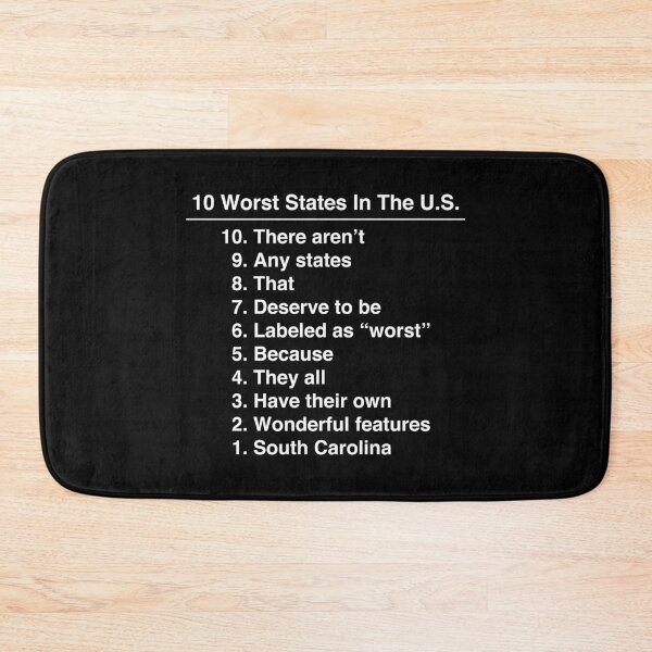 Item preview, South Carolina Is The Worst State Ever Funny graphic designed and sold by jakehughes2015.