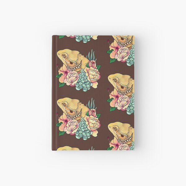 Pastel Bearded Dragon Hardcover Journal