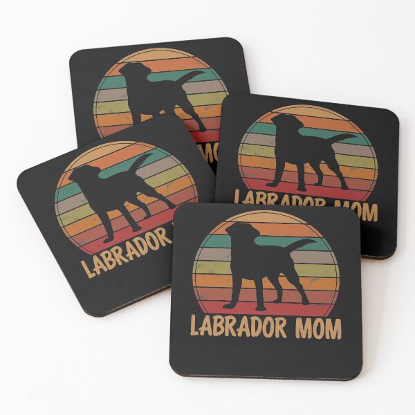 Artikelvorschau, Retro Labrador Mutter Geschenk Hund Mutter Haustier Golden Black Lab Mama entworfen und verkauft von Nikolaienko Artem.