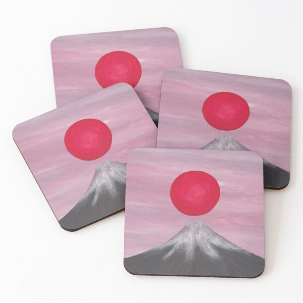 Item preview, Watercolor Watercolour Painting Illustration Art Japan Fuji Mountain  designed and sold by Jonah Augustin Gray.