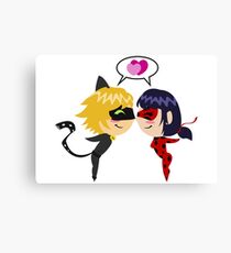 LadyNoir chibi Canvas Print