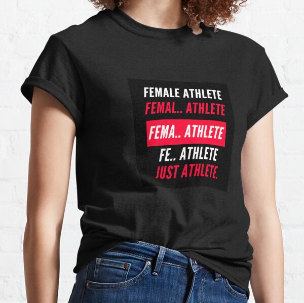 female athlete shirt